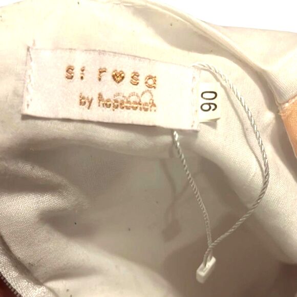 Si Rosa by Hopscotch Rainbow Rosette Dress Toddler Size 90 Tulle - Picture 2 of 8